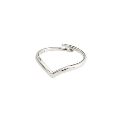 LULU stack ring silver-plated