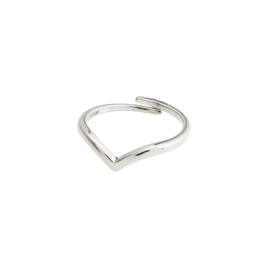 LULU stack ring silver-plated