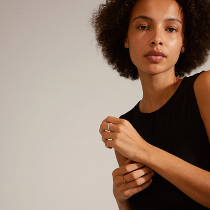 LULU stack ring silver-plated