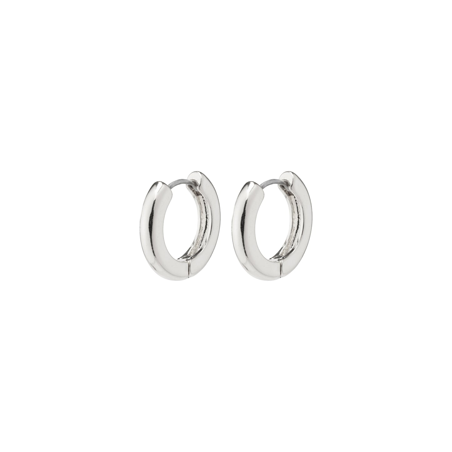 TYRA chunky hoop earrings silver-plated