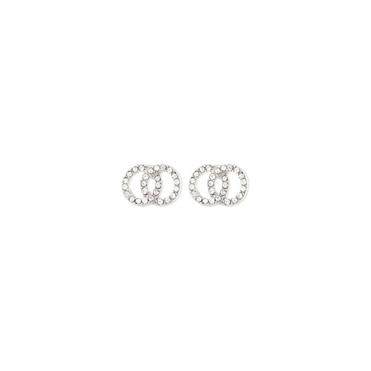 JOLINA recycled earrings silver-plated