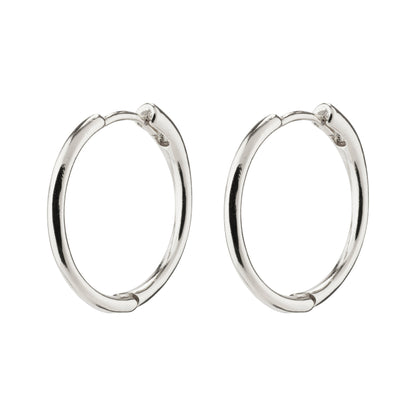 EANNA medium hoops silver-plated
