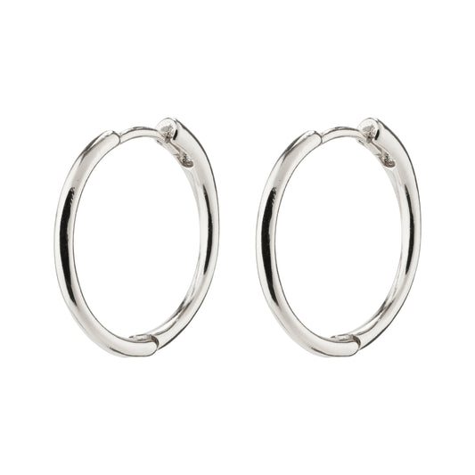 EANNA medium hoops silver-plated