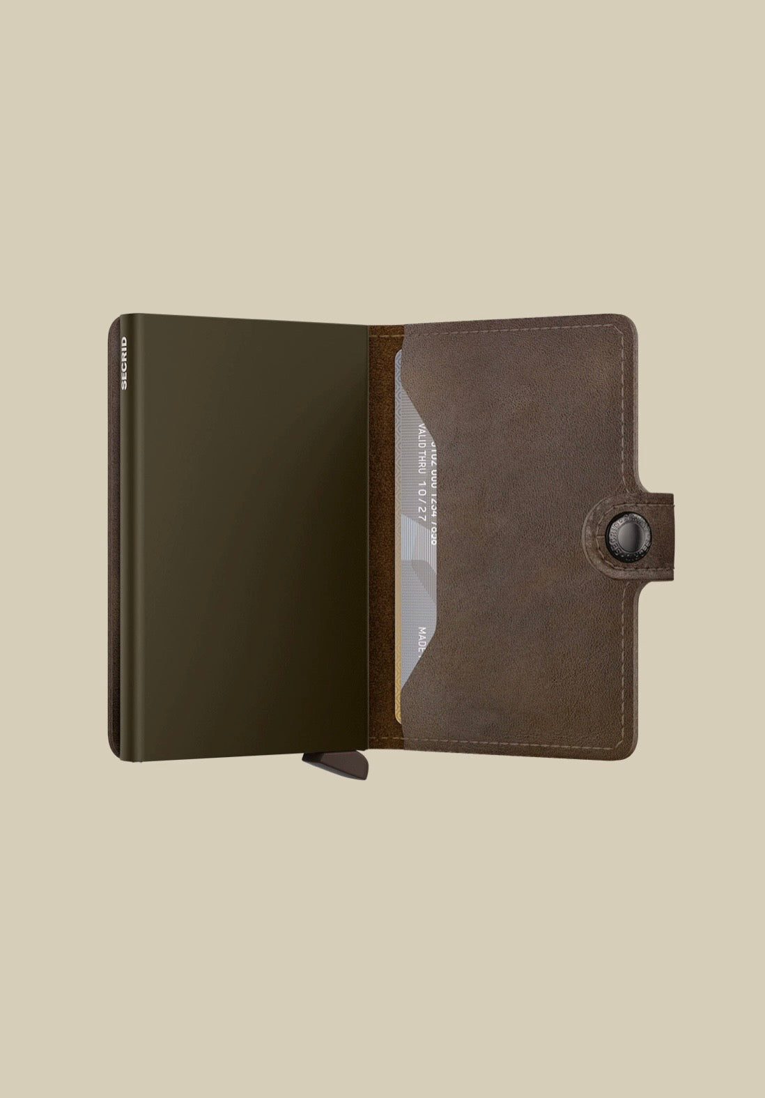 Secred mini wallet Vintage Oak