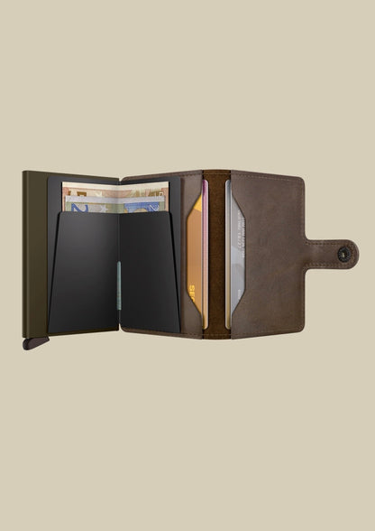Secred mini wallet Vintage Oak
