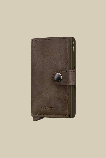 Secred mini wallet Vintage Oak