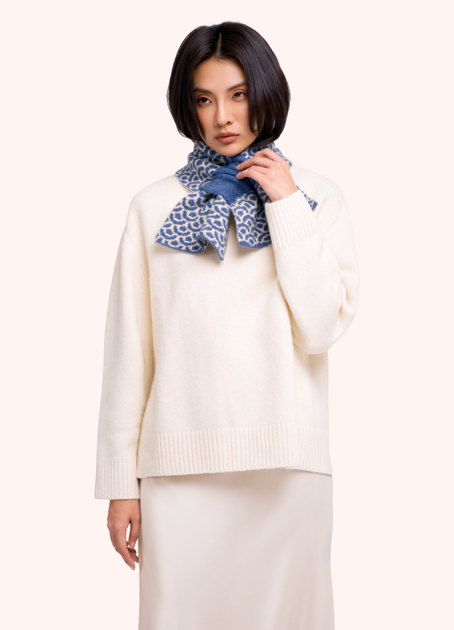 Agatha Scarf in Denim Mix