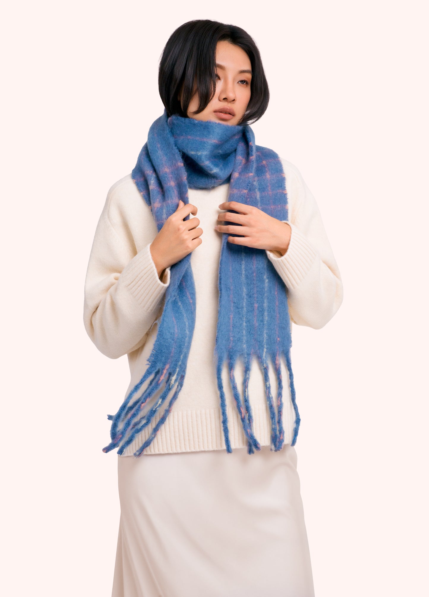 Angelica Scarf in Navy