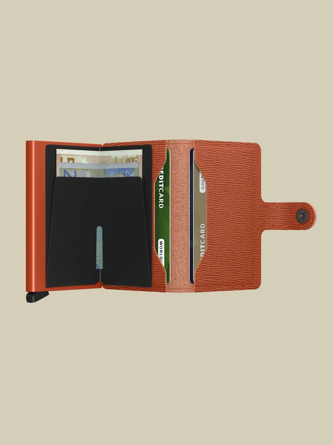 Secred mini wallet Crisple Pumpkin