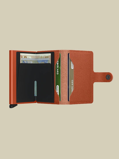 Secred mini wallet Crisple Pumpkin