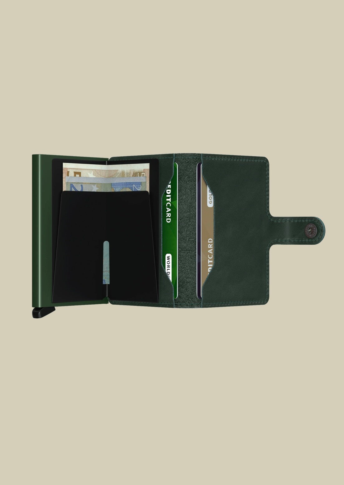 Secred mini wallet Original Green