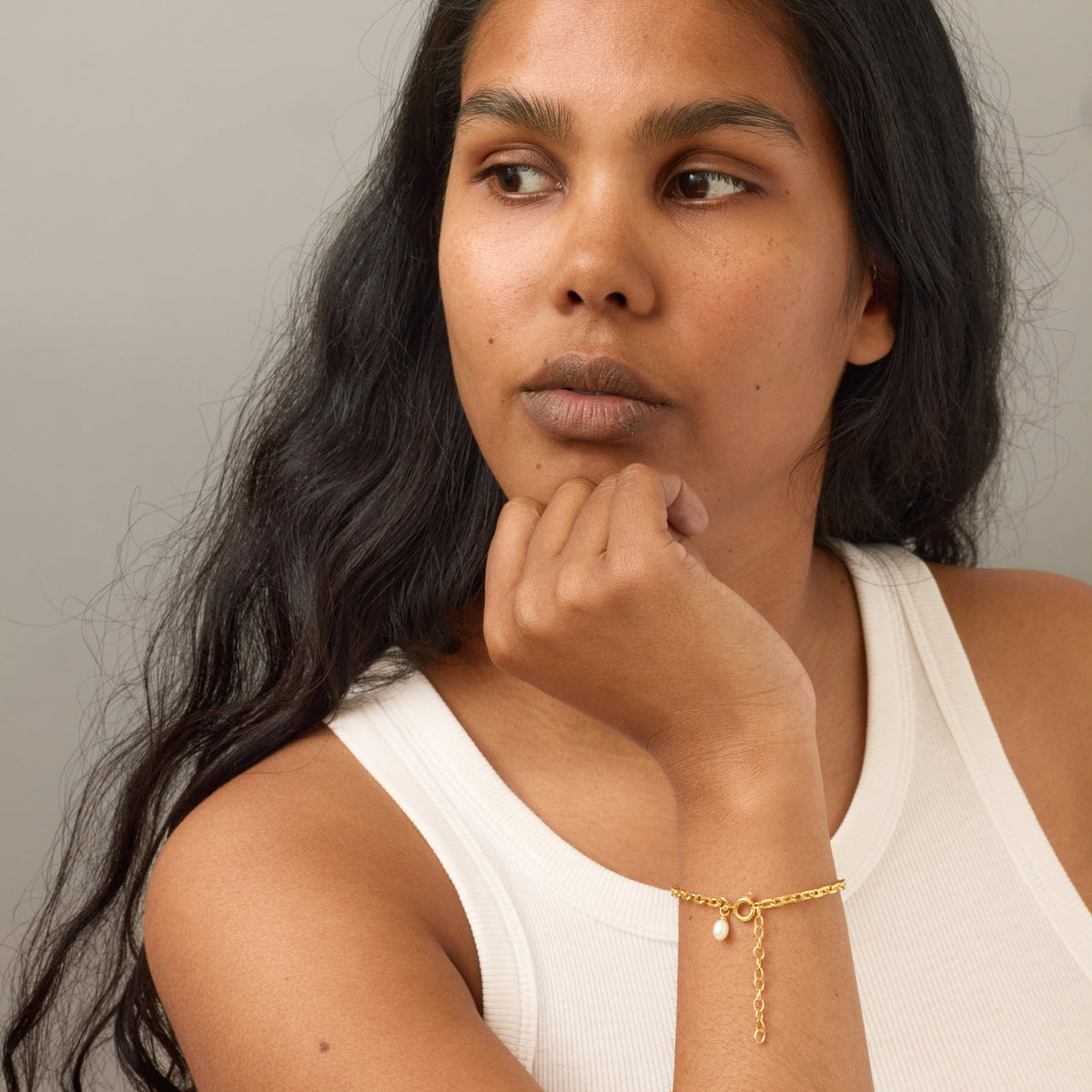 Significant Gold/Pearl Bracelet