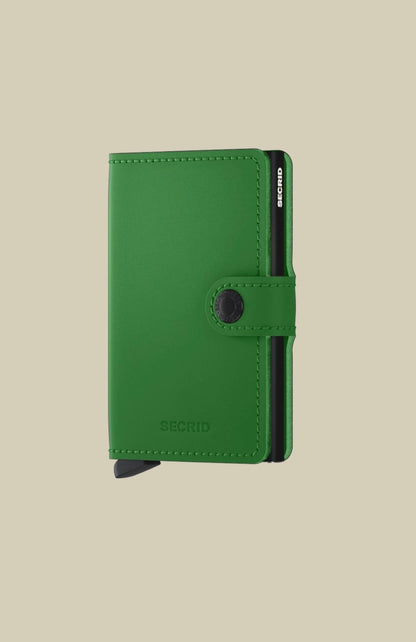 Secred mini wallet Matte Bright Green