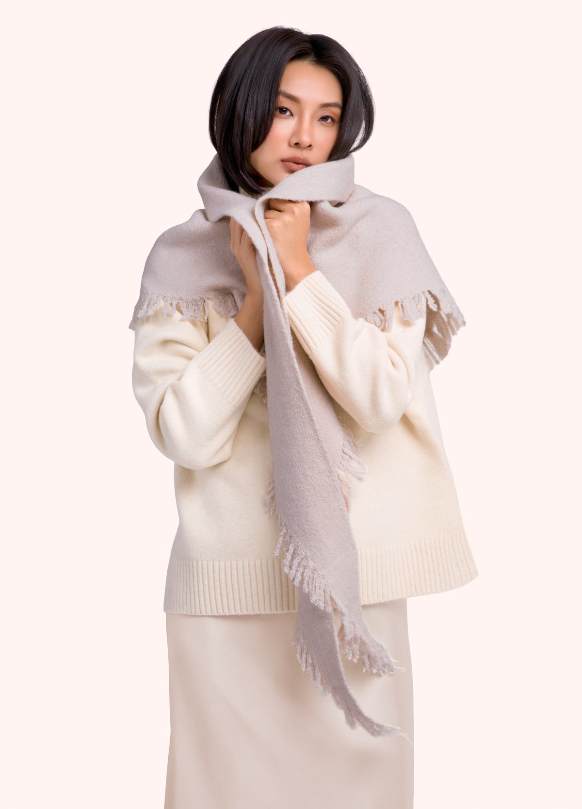 Emily Scarf in Cream