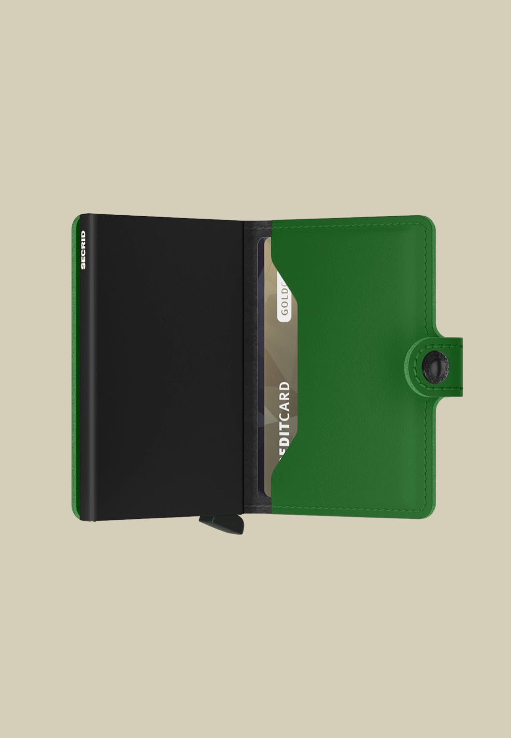 Secred mini wallet Matte Bright Green