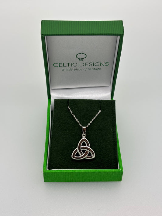 Sterling Silver trinity knot pendant