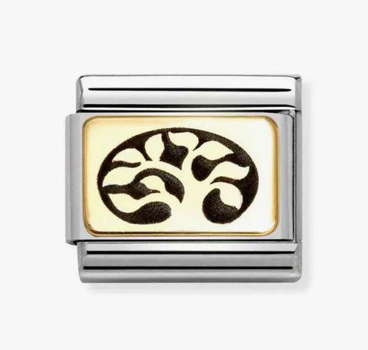 Nomimation charm gold tree of life
