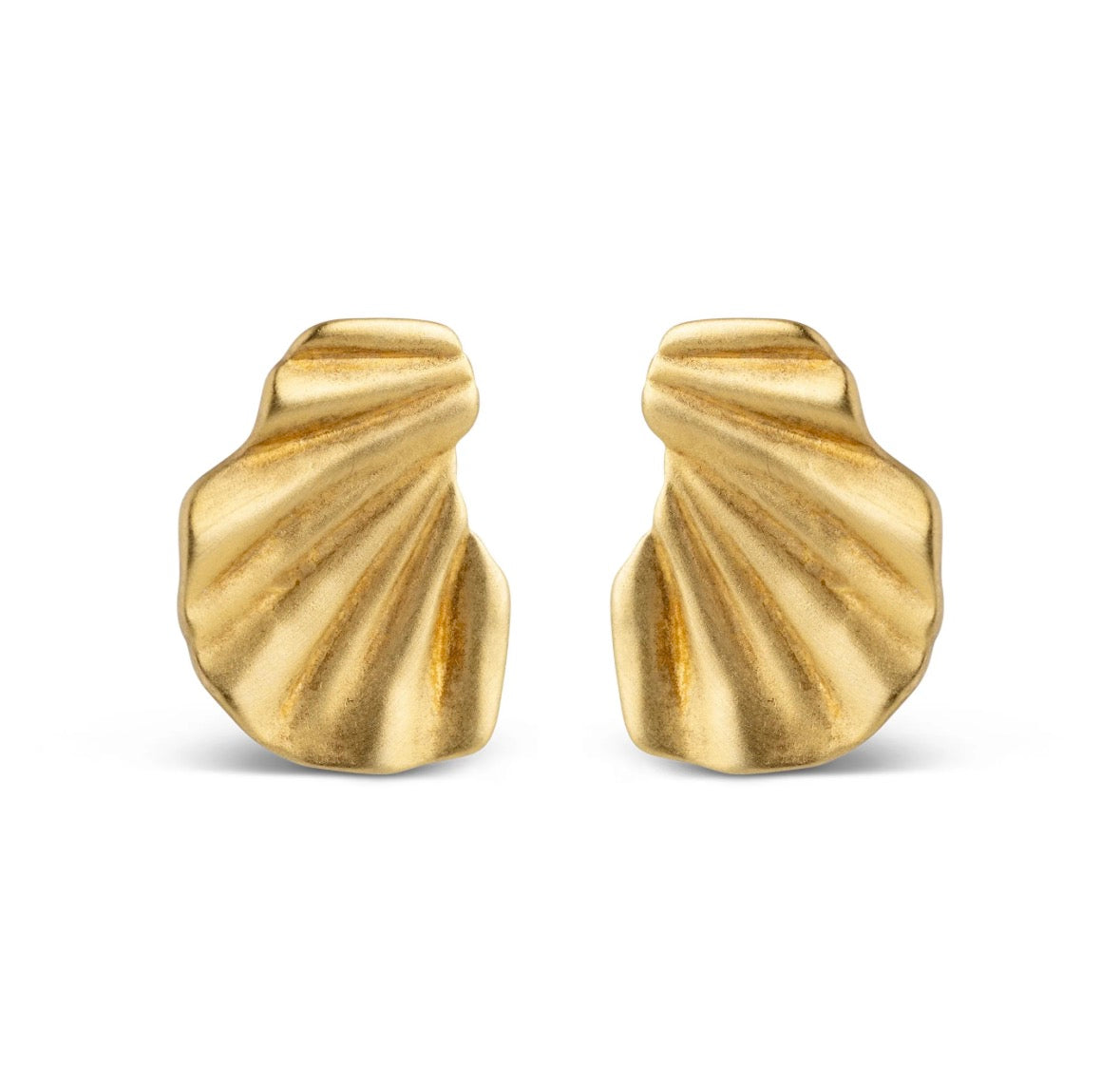 Wave Earrings / gold