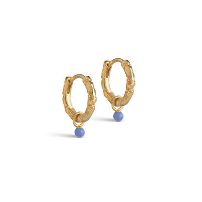 Belle Hoops in Cornflower blue