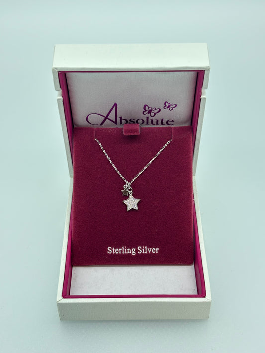 Children's  Silver star necklace