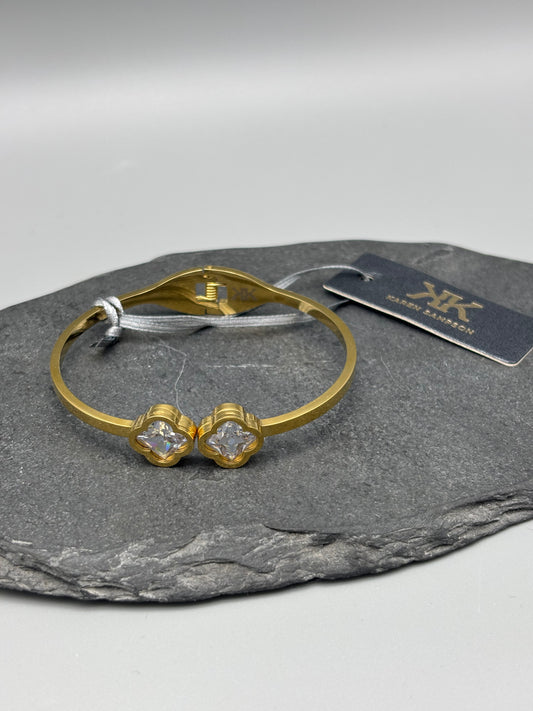 Karen Sampson bangle 14K gold plated