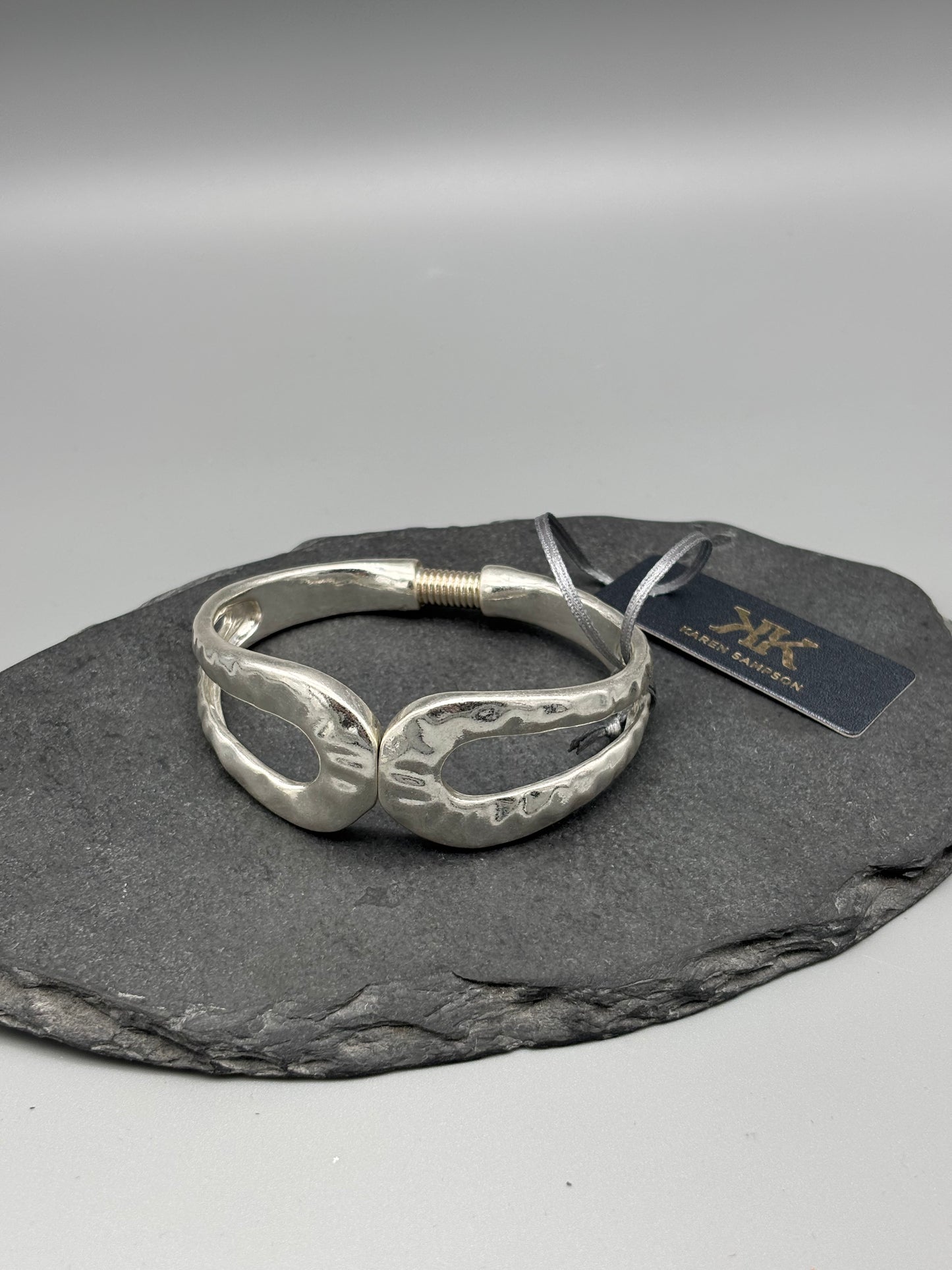 Karen Sampson silver bracelet