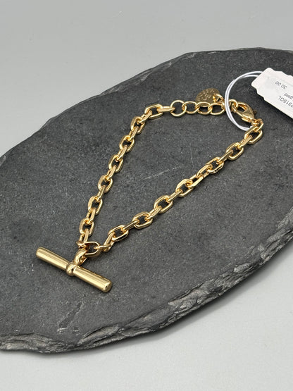 Absolute gold bracelet T-bar style