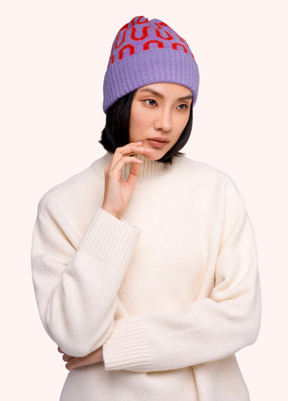 Luna Beannie in Lilac
