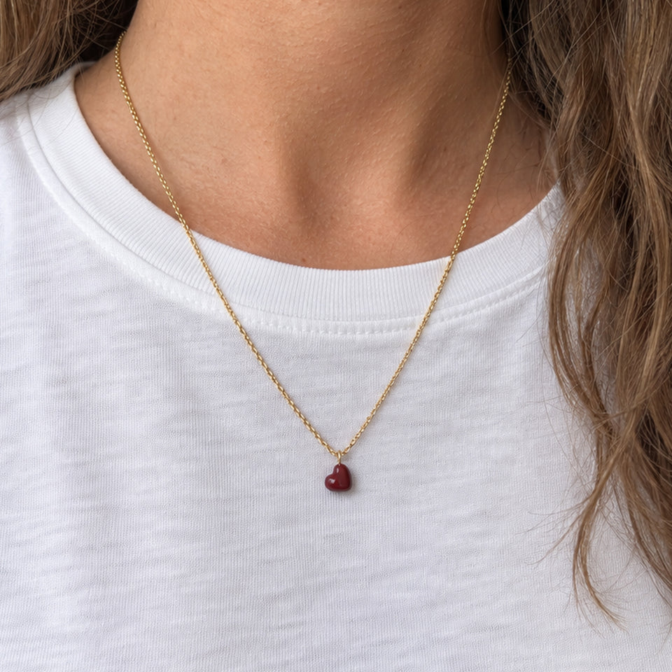 Grand Amore Necklace Bordeaux