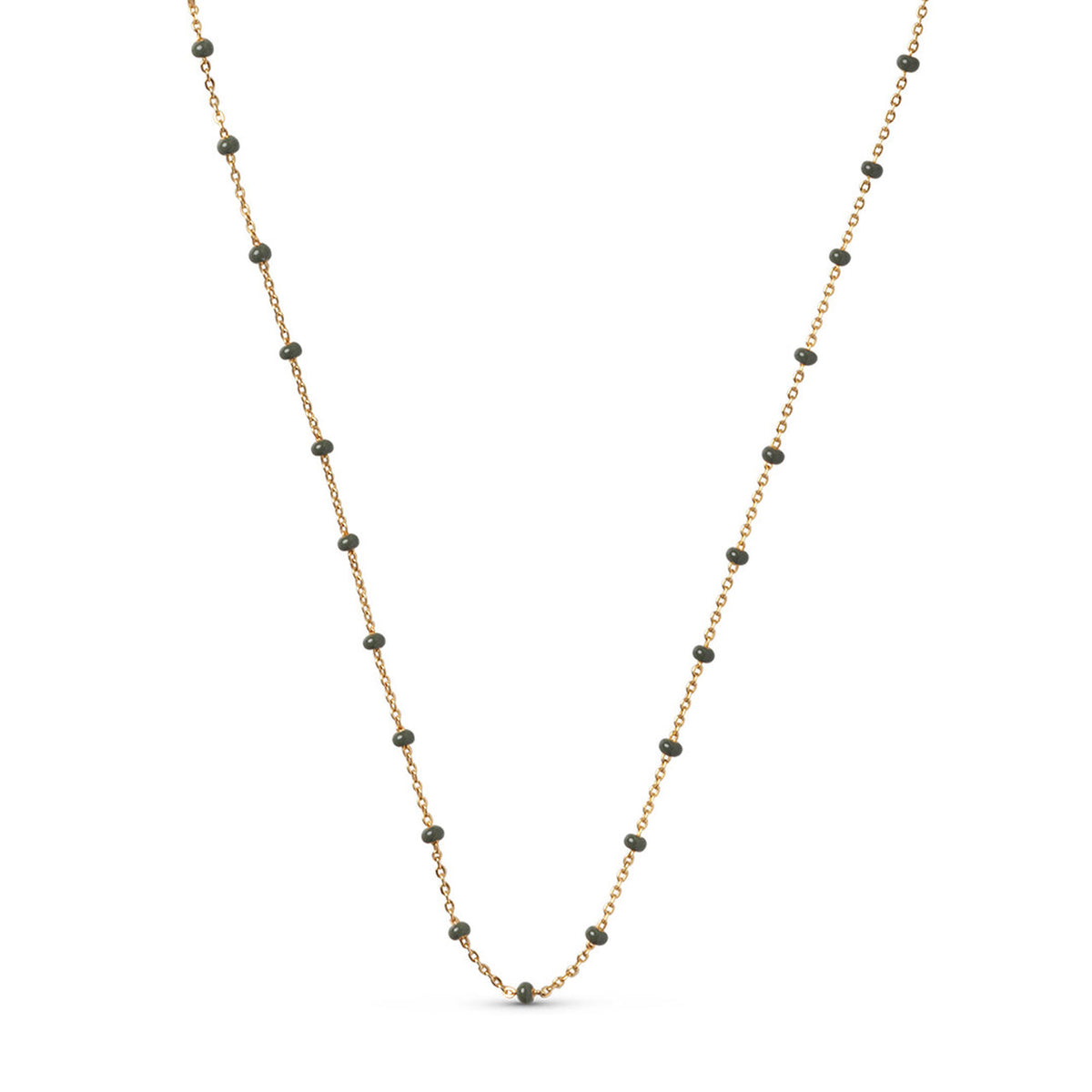 Lola necklace in Gold/Khaki
