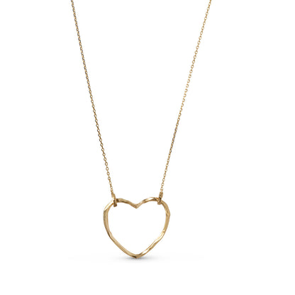 Organic Heart Chunky Necklace