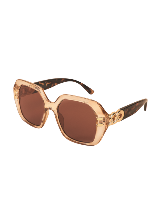Rylee Luxe Sunglasses- Nude/Tortoiseshell