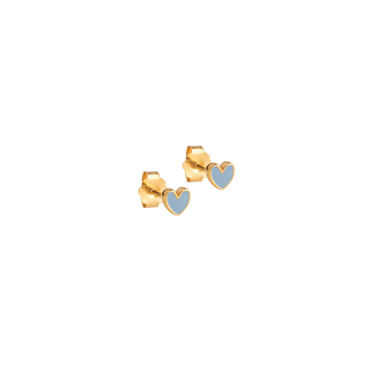 Amore Earrings in 'steel blue'