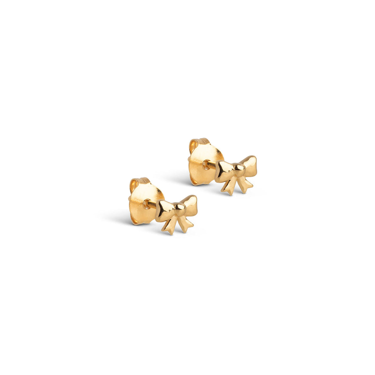 Bow Gold Earrings
