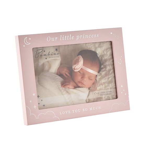Bambino Wooden Frame "little princess" 6 x 4