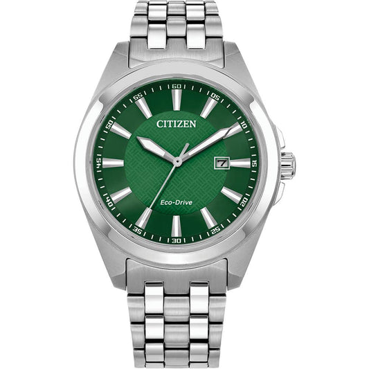 Citizen Gents' Peyten Eco-Drive Green Dial Watch
