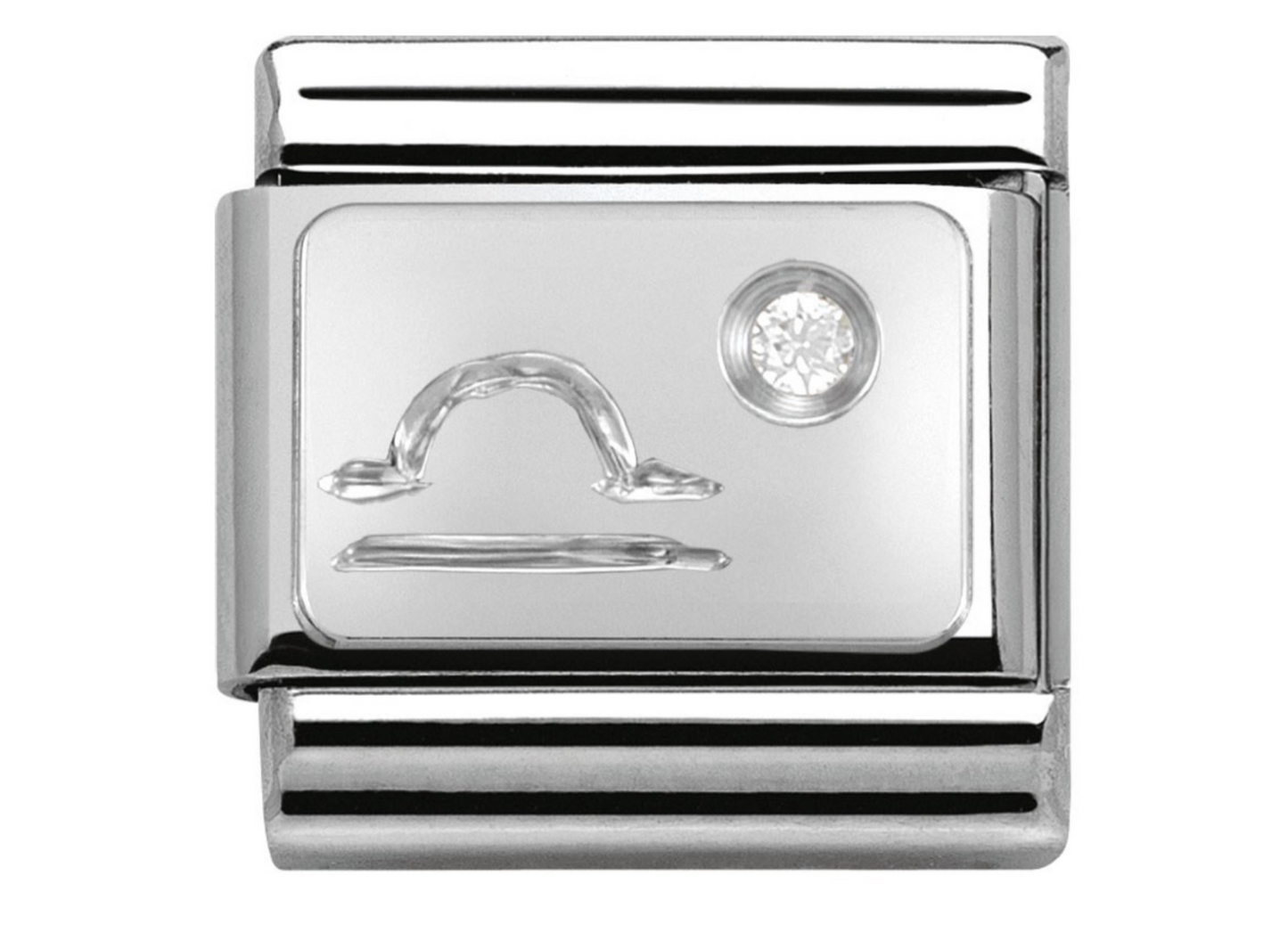 Nomimation charm Libra horoscope with cz