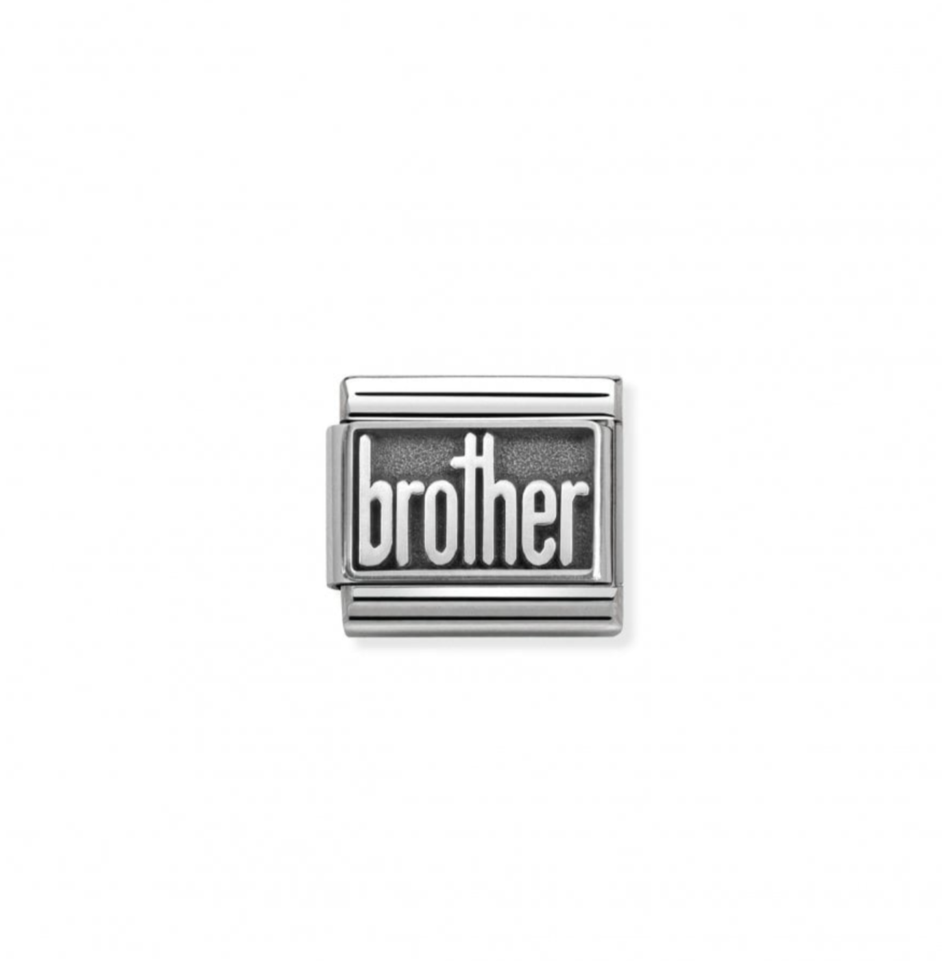 Nomination charm silver brother
