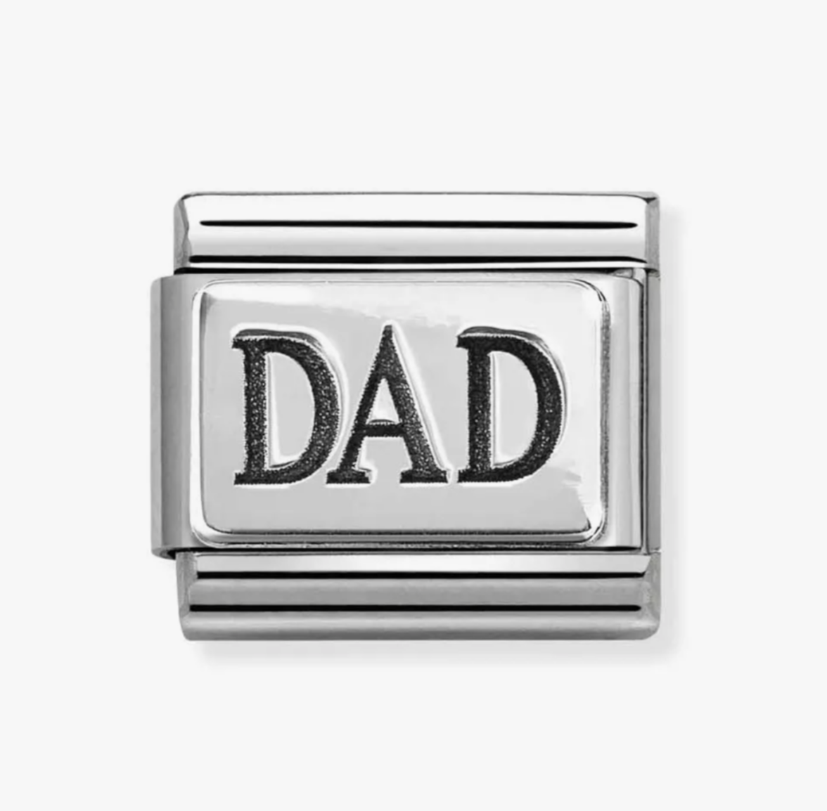 Nomination charm silver Dad (capital)