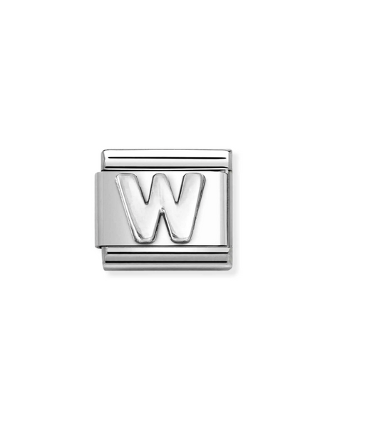 Nomination letter silver W