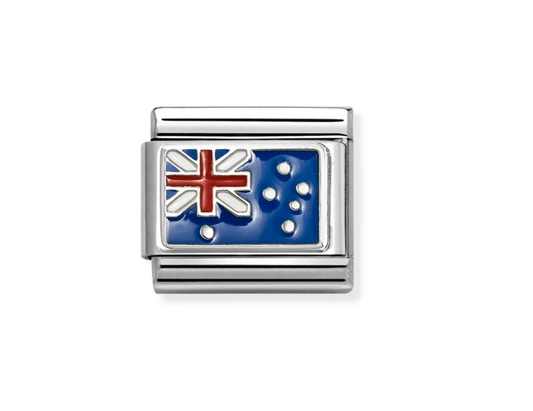 Nomimation silver Australia flag