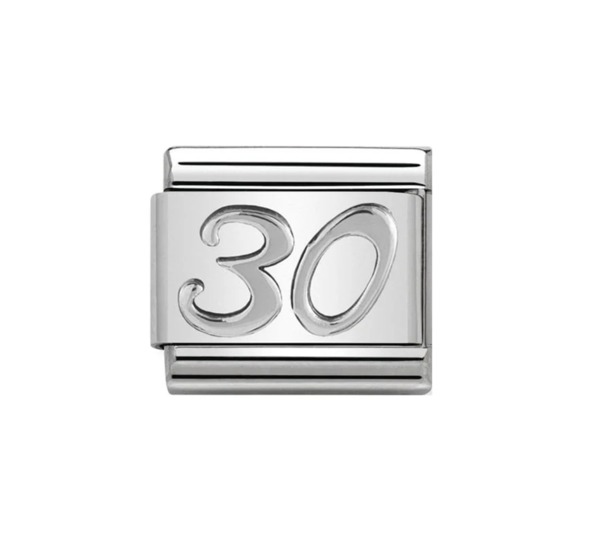 Nomimation charm silver 30