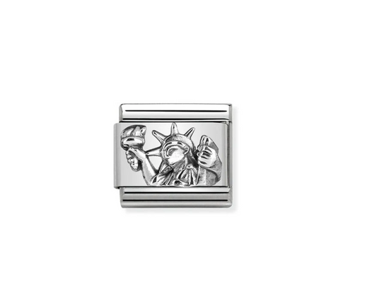 Nomination charm silver statue of liberty