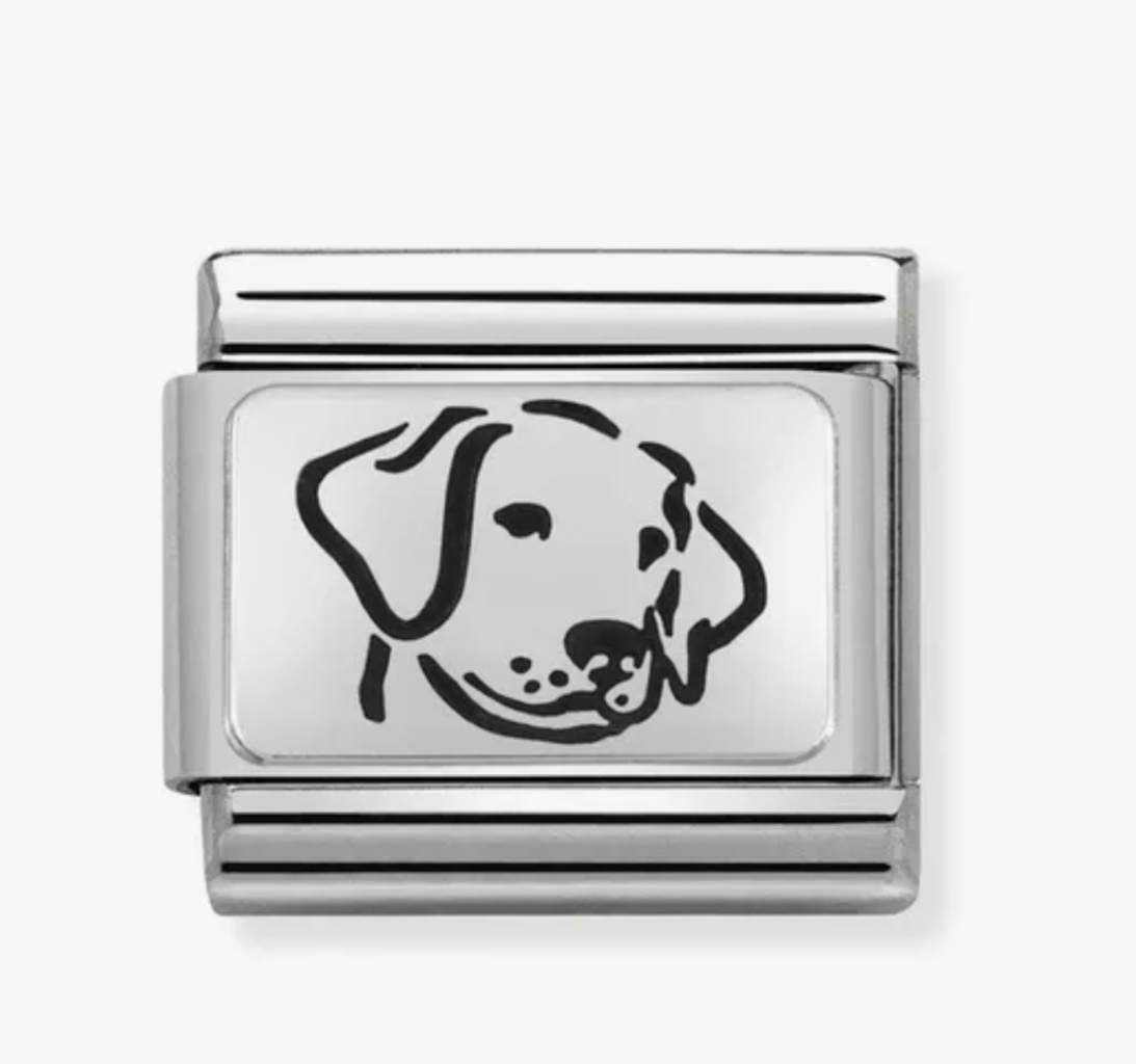 Nomination charm silver classic dog
