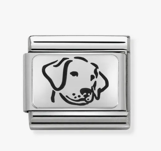 Nomination charm silver classic dog