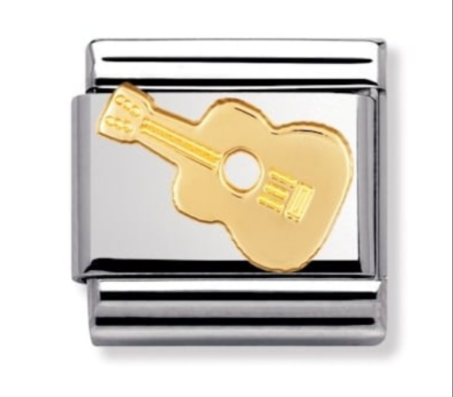 Nomination plain gold guitar