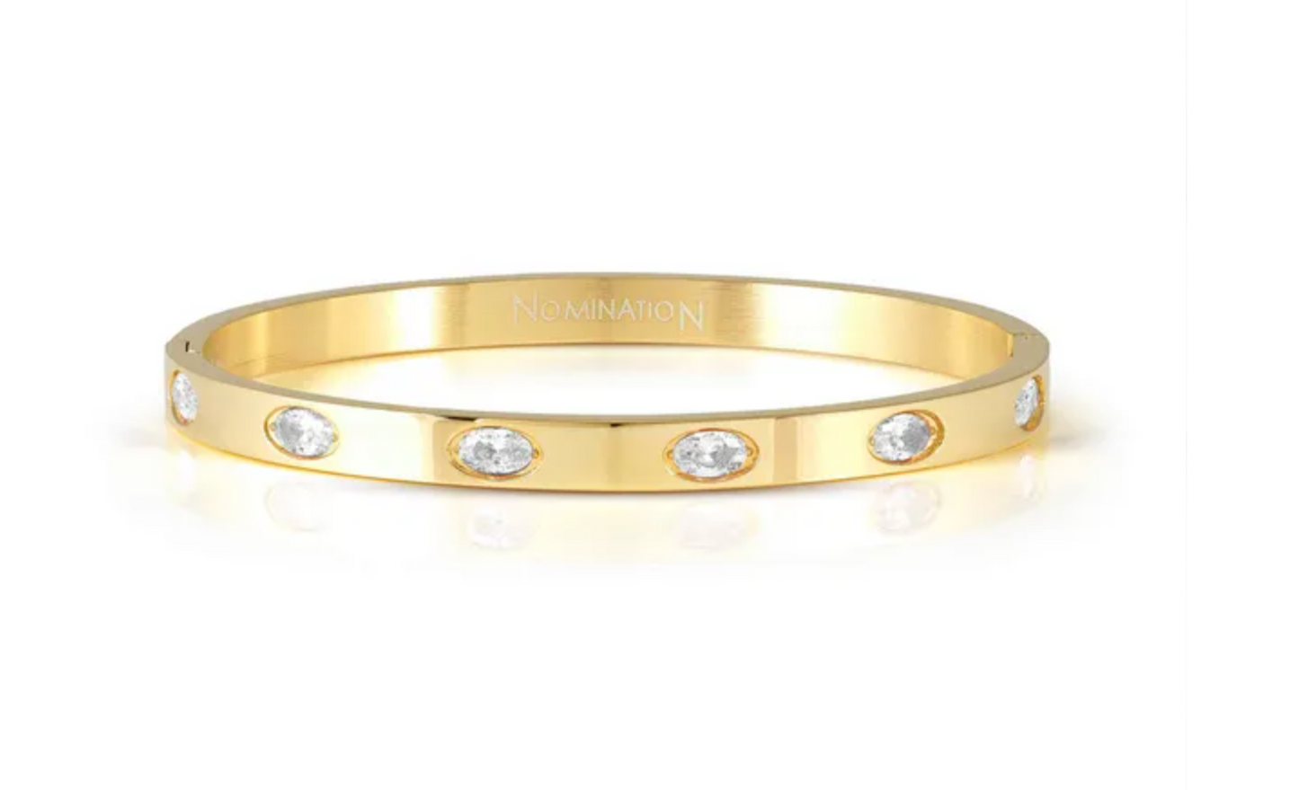 Nomination Pretty Bangles rigid bracelet clear stone