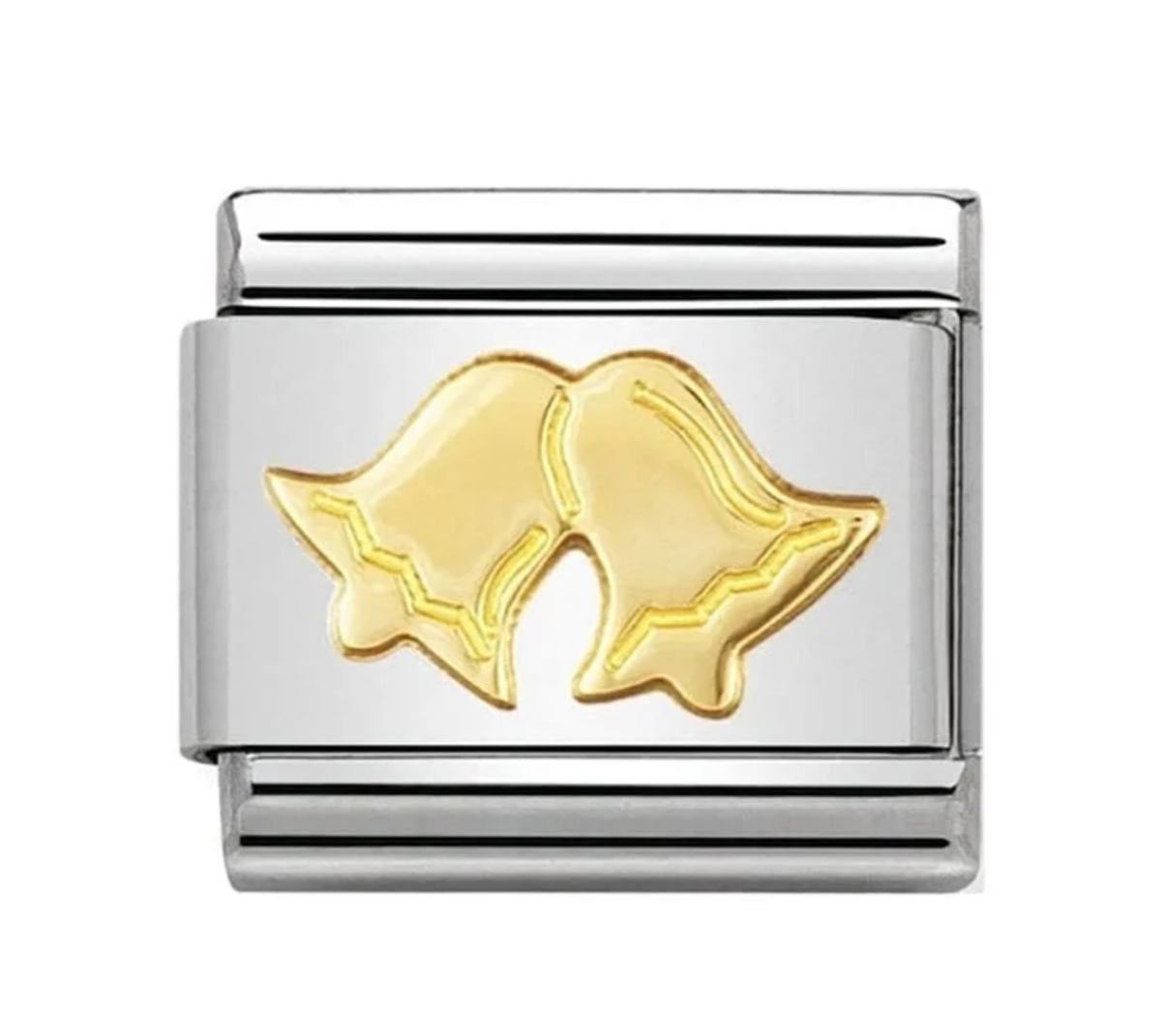 Nomination plain gold wedding bells