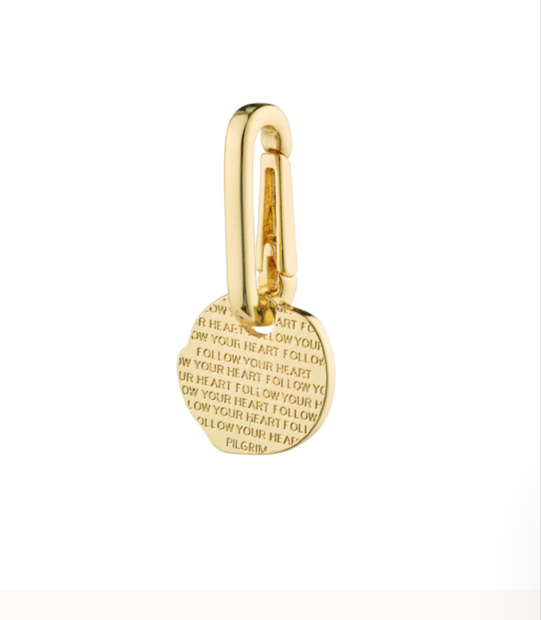 Charm Coin Pendant - Gold plated