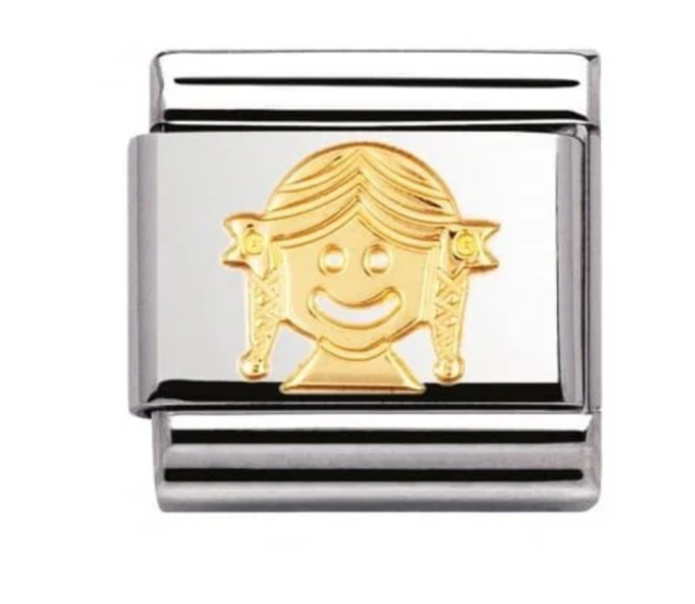 Nomination plain gold girl